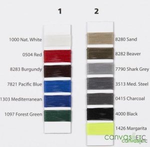 Bonded Polyester Thread Swatch