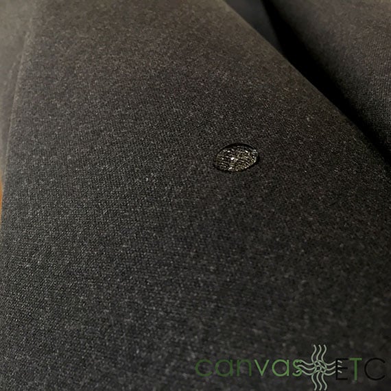 Waxed Canvas Army Duck Charcoal Wholesale CanvasETC