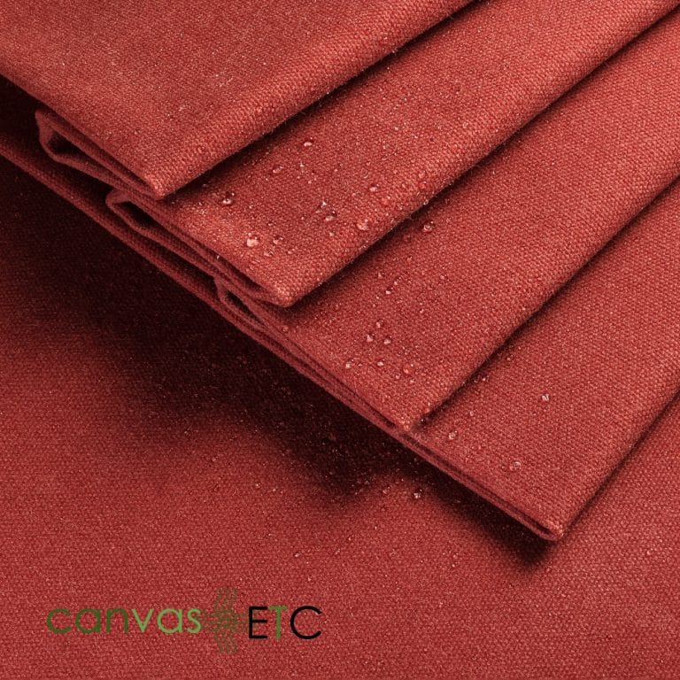 Waxed Canvas Army Duck Red Wholesale Canvas Etc.