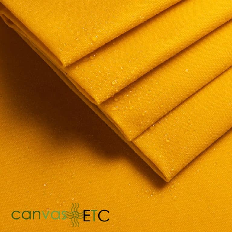 Waxed Canvas Army Duck Yellow Wholesale Canvas ETC.