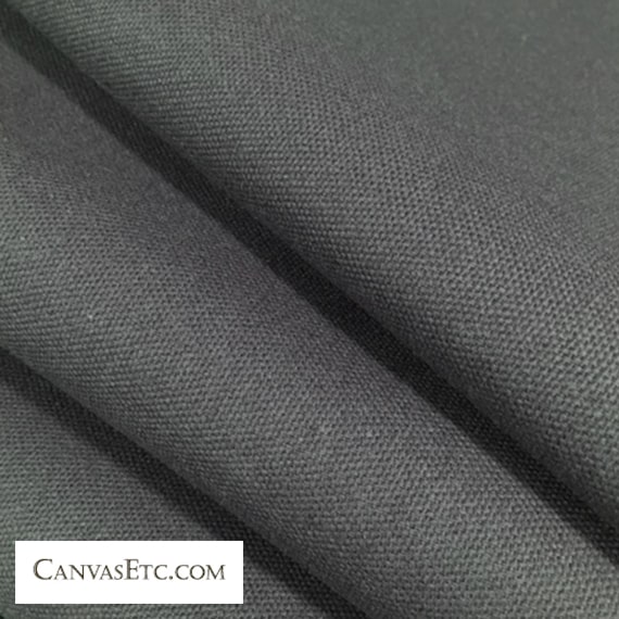 Cotton Duck Canvas Fabric 10 oz Dark Navy 58" W Canvas ETC.